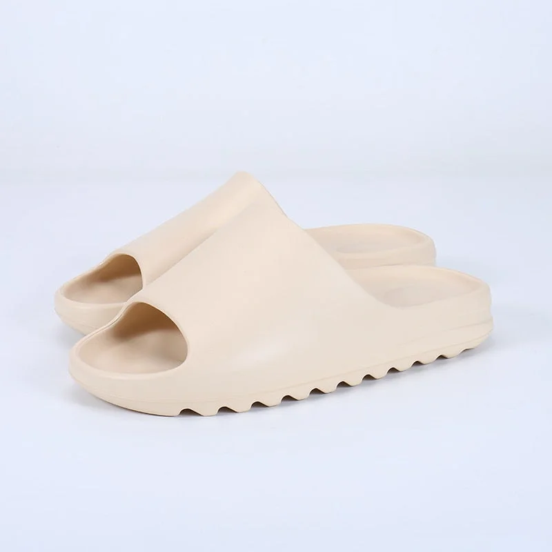 Vstacam  Unisex Slippers 2022 Women EVA Fashion Beach Sandals Summer Outdoor Slides Woman/Men Non-slip Bathroom Household Shoes Soft