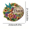 (US Only)2D Flat Hummingbird DIY Diamond Painting Art Hooks No Hole Punching Wall Decor