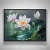 Lotus-11CT Stamped Cross Stitch Kit(40x50cm)
