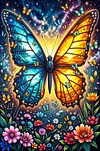 Luxury AB Velvet Diamond Painting Kit - Butterfly