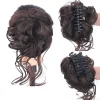 Griffe clip en d&eacute;sordre chignon extensions de cheveux