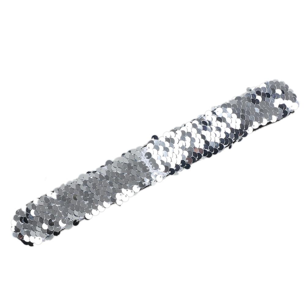 

8 Color Sequin Bracelets Glitter Wristband Headband Kids Party Favors Gift, Silver, 501 Original