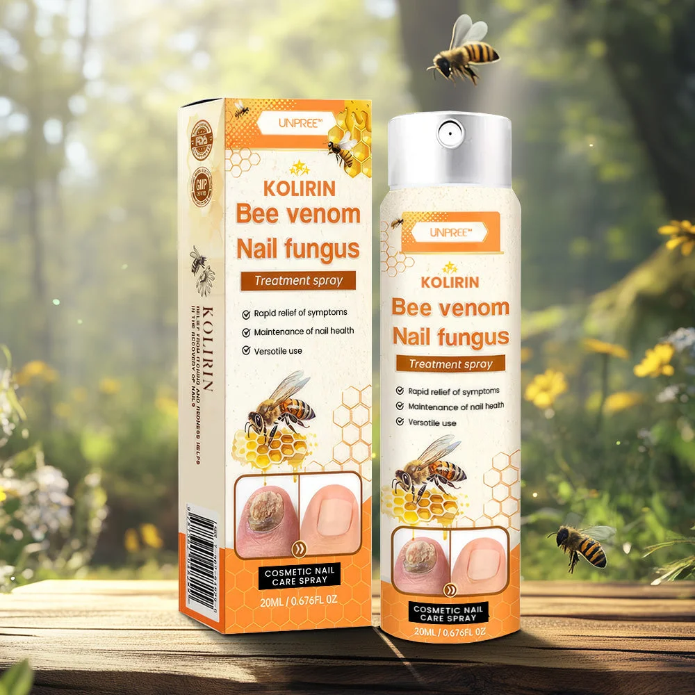 💥 Hot Sale 49% Off⏳ UNPREE™ Kolirin Bee Venom Nail Fungus Spray 💥 Fix All Nail Problems within 2 Weeks