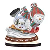 Diamond Painting Wooden Christmas Snowman Desktop Ornament