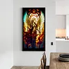 （Big Size)Ares Angel Girl Glass Painting-Paint by Numbers Acrylic Painting 40*70CM