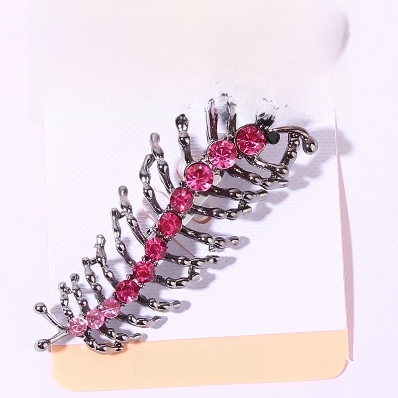 Hip-Hop Pin Insect Alloy Inlay Rhinestones Women’S Brooches