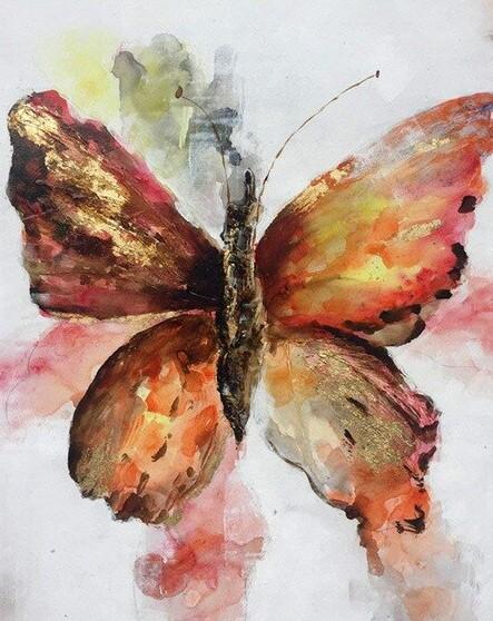 

Brown Butterfly – Paint By Numbers - 40*50CM, 501 Original