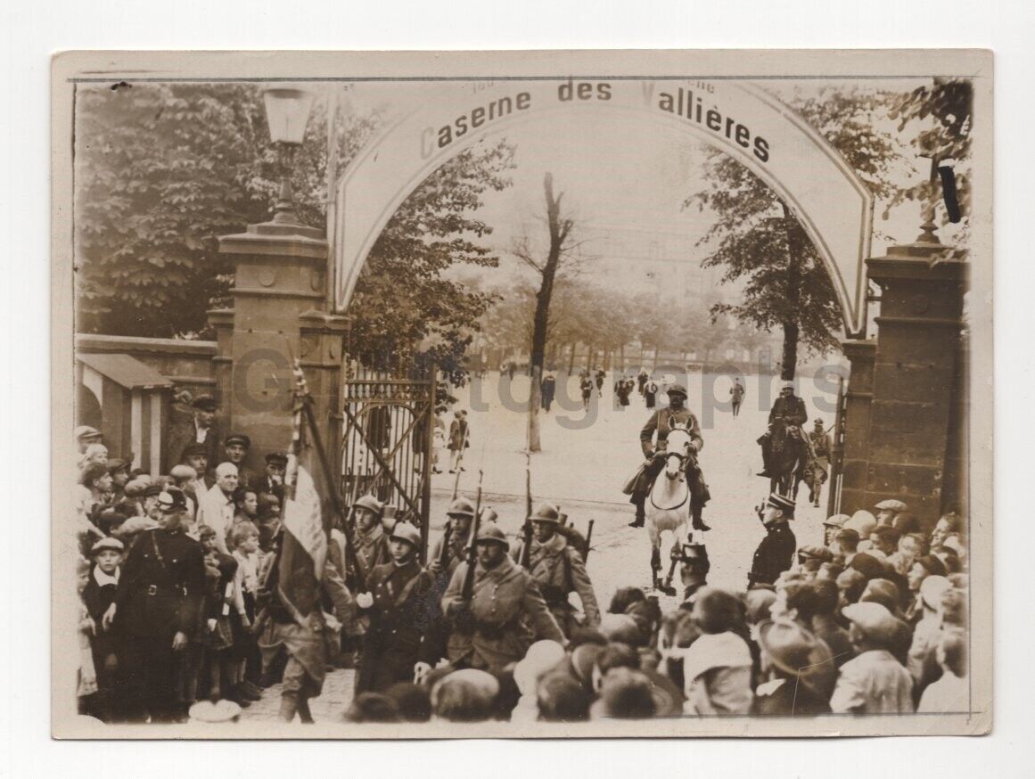 Occupation of the Rhineland - German Empire - Vintage Press Photo Poster paintinggraph, 1930