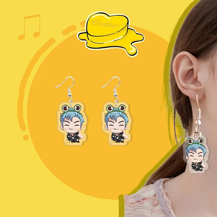 방탄소년단 Butter Cute Creative Earrings