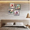 (US Local)Bird-Paint By Numbers Kit(30x30cm)