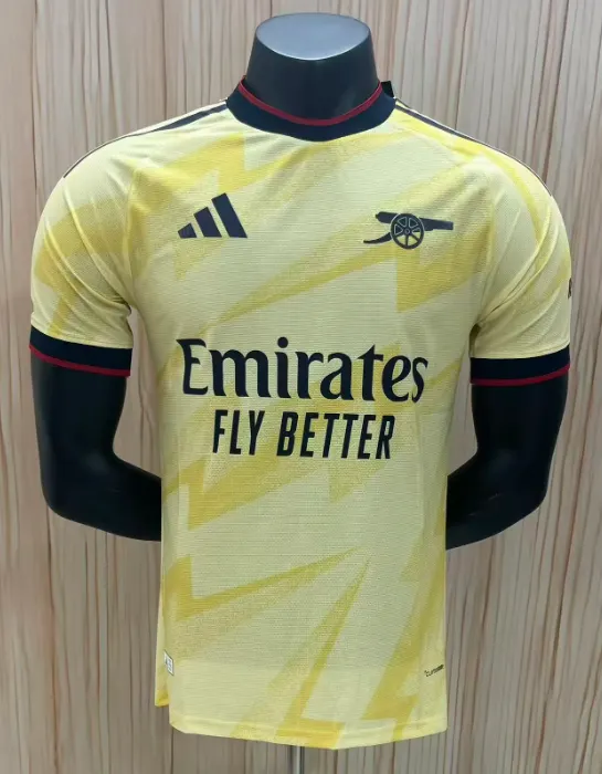 26-27 Arsenal yellow player version football jersey, 1:1 replica, Thai quality.