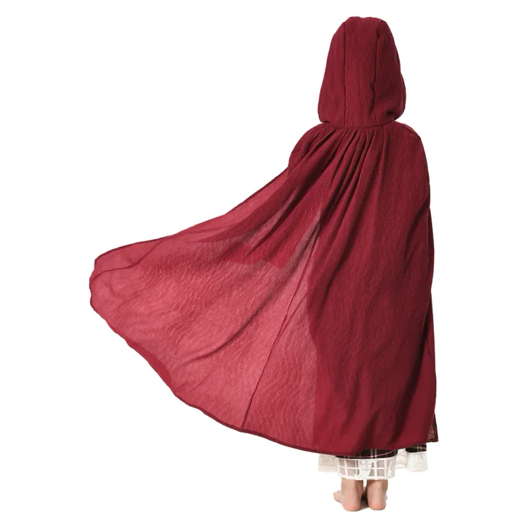 Kids Children Hocus Pocus 2 Mary Sanderson Cosplay Costume Cloak Halloween Carnival Suit