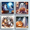 (Multi-Style) Halloween Ghost-11CT Stamped Cross Stitch 40*40cm/15.75*15.75in