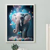Diamond Painting -DIY Full Square Drill Elephant（35*45 CM)