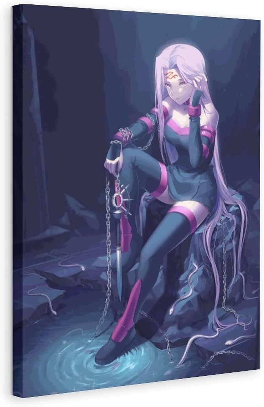 Fate Anime Poster Decoration Ornament 29 Canvas Poster Bedroom Decor Sports Landscape Office Room Decor Gift,Canvas Poster Wall Art Decor Print Picture Paintings for Living Room Bedroom Decoration 12x 12x18inchs(30x45cm)