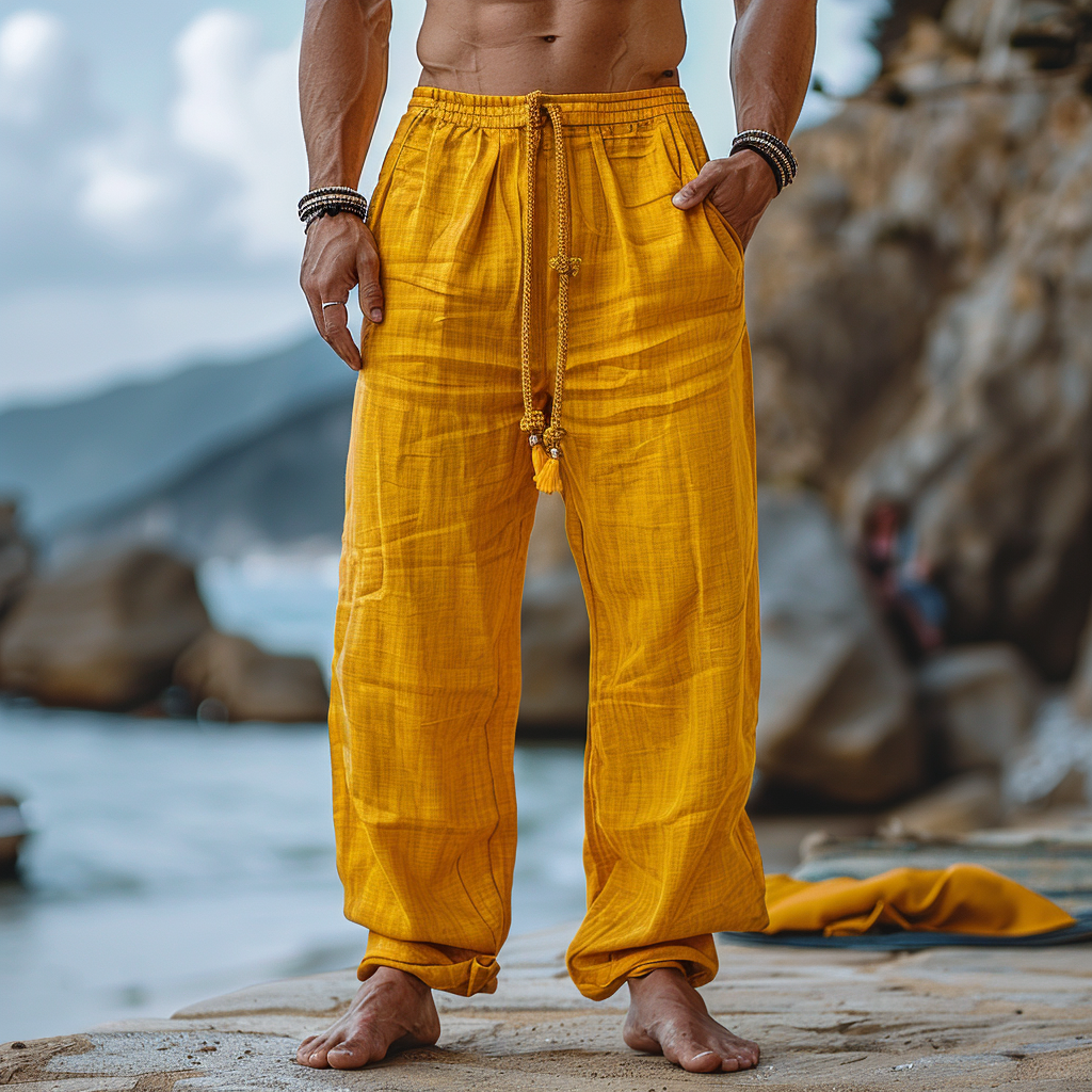 Men's Linen Pants-inspireuse