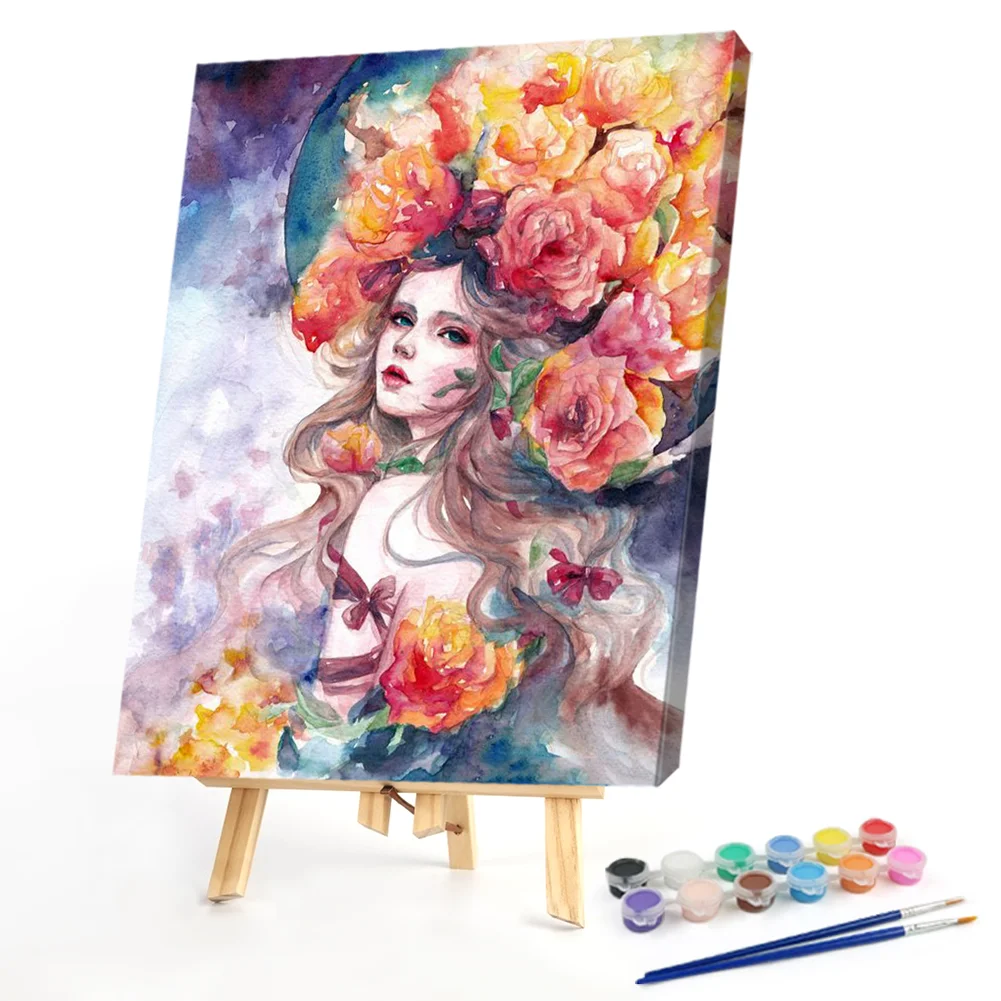 Girl - Paint By Numbers(50*40CM)