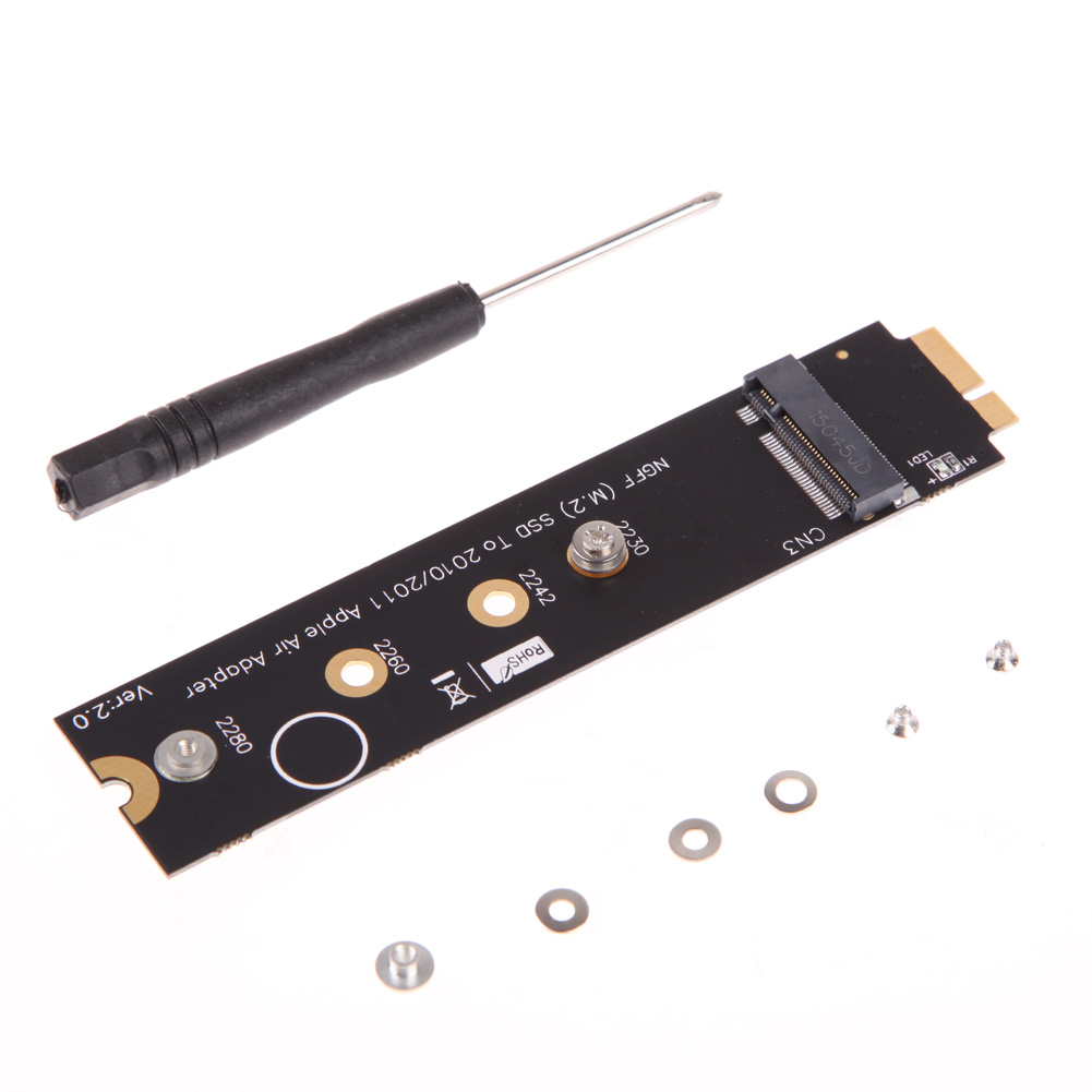 

M.2 (NGFF) SSD to 18 Pin SSD Adapter for 2010-2011 MACBOOK Air, 501 Original