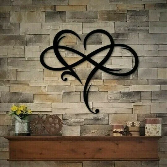 🔥 Last Day Promotion 75% OFF 🔥 Infinity heart - Steel wall decor Metal Wall art.