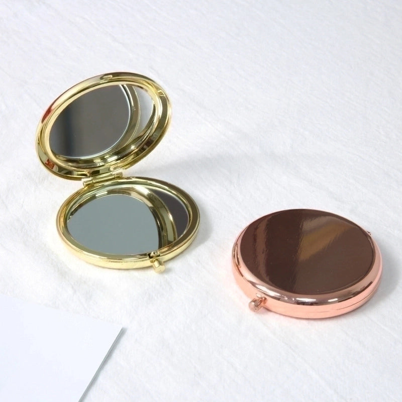Casual Solid Color Metal Mirror 1 Piece