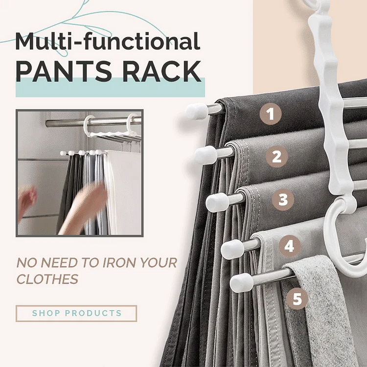 🔥ON SALE AT 50%OFF-- Multi-functional Pants Rack