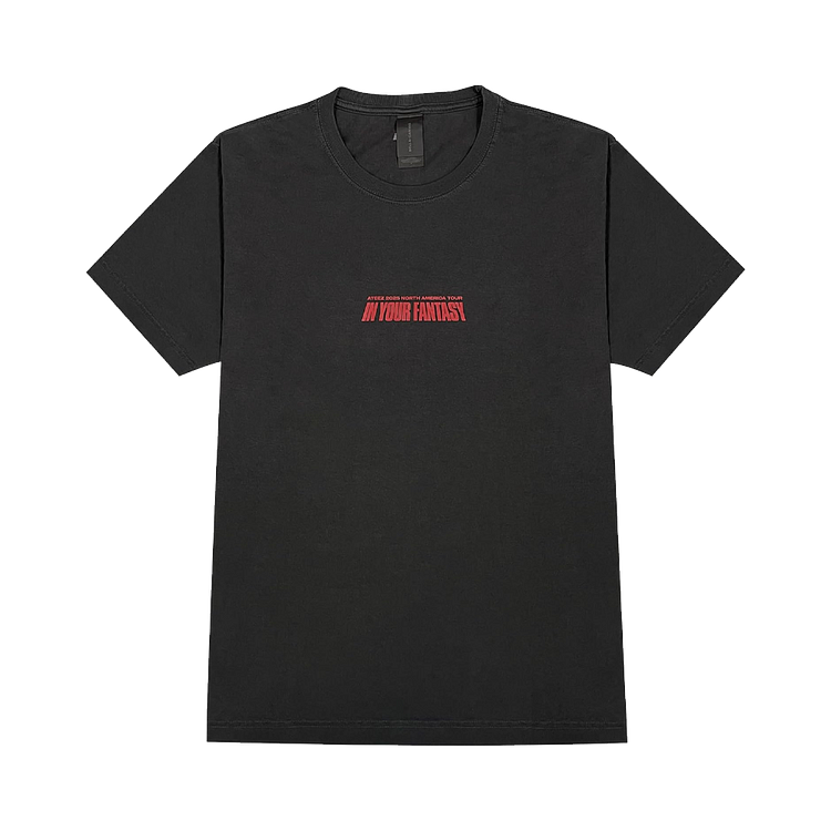 ATEEZ 2025 アメツ限定 T shirt frame ver 2025 ATEEZ In Your Fantasy World Tour North America Retro T