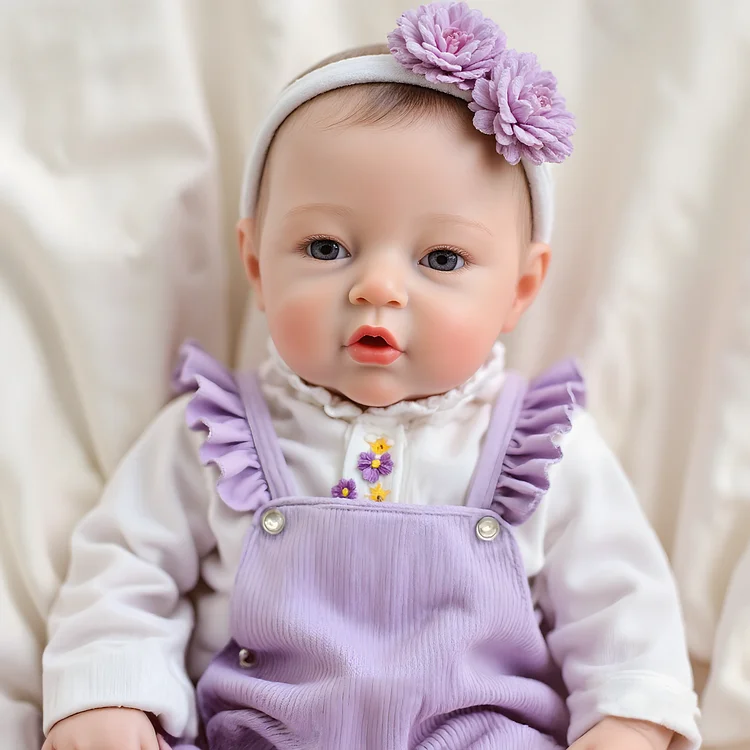 Babeside Ethan 12"/16" Realistic Silicone Quiet Baby Little Infant Girl Best Gift for Kids