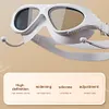 Big Frame Anti-Fog Swim Glasses Adjustable Wide View Swim Goggles for Swimmers