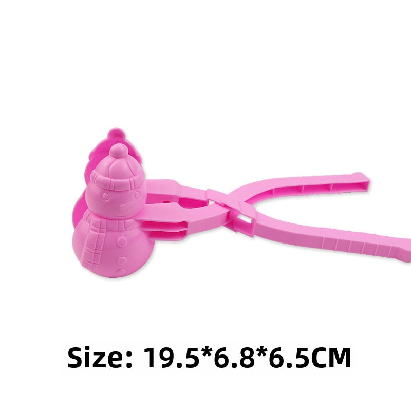 Children’s Winter Outdoor Toy Snow Clip Snowball Fight Artifact Snowflake Love Snowball Clip Play Snow Toy Sand Mold