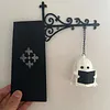 Ghost Bookshelf Lantern Hidden Metal Clip Warm Amber Light USB Rechargeable
