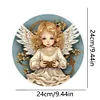 (US Only)Angel Girl Theme 2D Flat DIY Diamond Art Pendant Wall Decor for Home & Windows