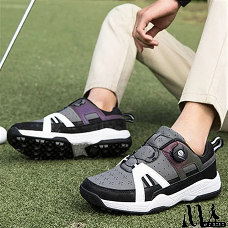 MidiSono - Men's Plus Size Casual Anti-skid Outdoor Golf Sneakers