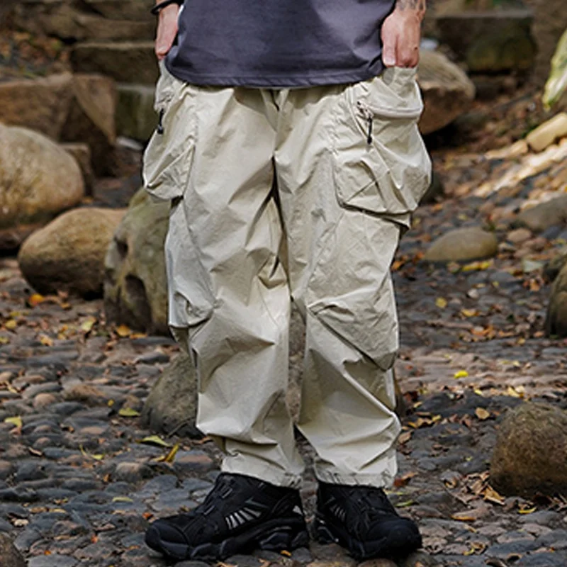 Outdoor Functional Mountain Waterproof Loose Multi-Pocket Cargo Pants