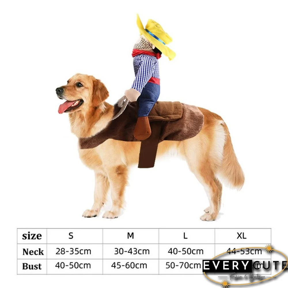 Running Santa Christmas Pet Costumes Santa Dog Costume Dog Apparel Party Dressing up Clothing for Small Large Dogs Cats Clothes Pet Outfit