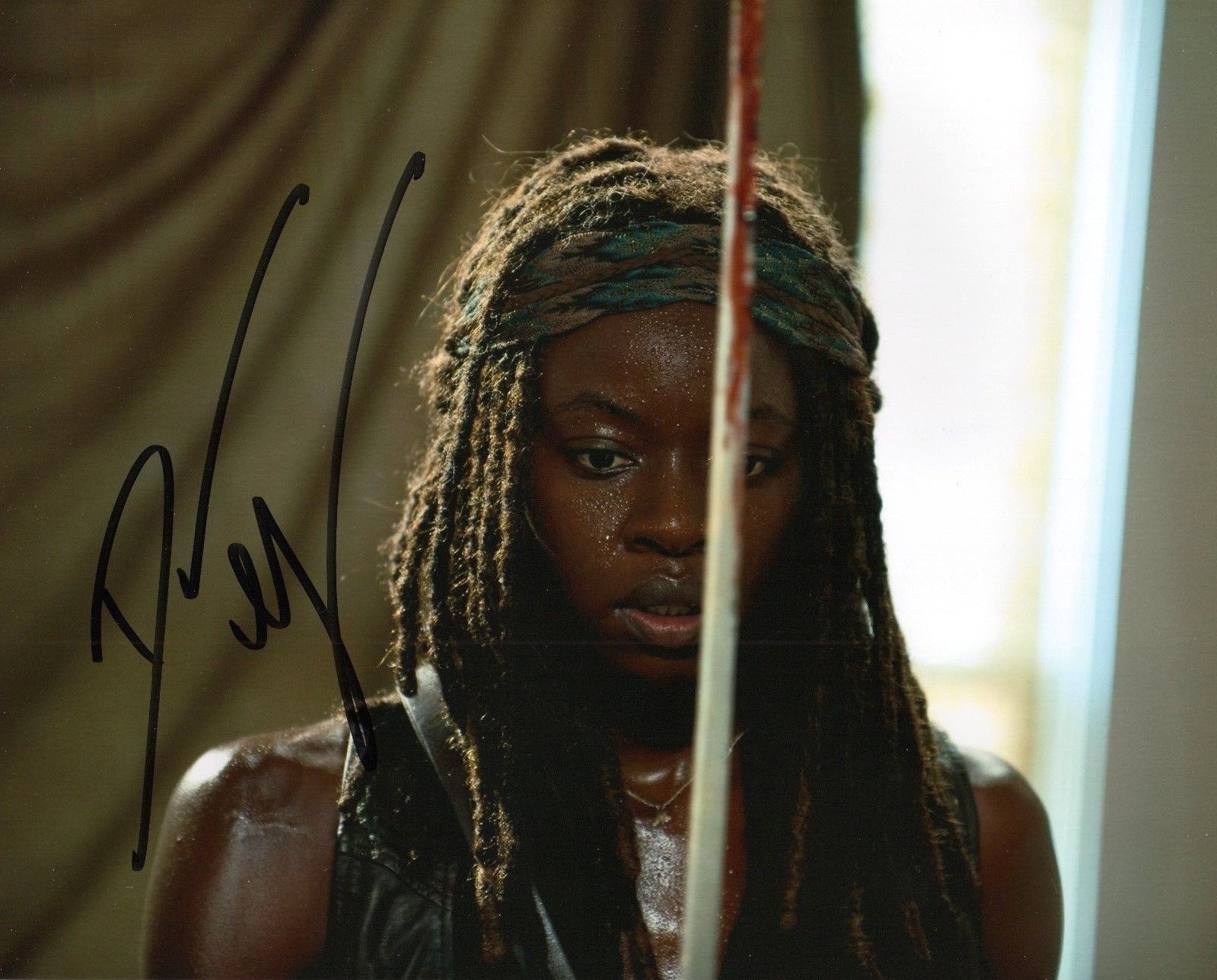 DANAI GURIRA - THE WALKING DEAD AUTOGRAPHED SIGNED A4 PP POSTER Photo Poster painting PRINT 17