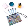 Diamond Painting Mandala Single Side PU Cosmetic Bag Ladies Clutch