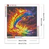 Diamond Painting -DIY Round Drill Rainbow Dolphin(40x40cm)
