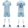 QZJC Custom-made Quick-Drying Men's & Women's Soccer Wear Short-Sleeved Training & Match Team Uniforms