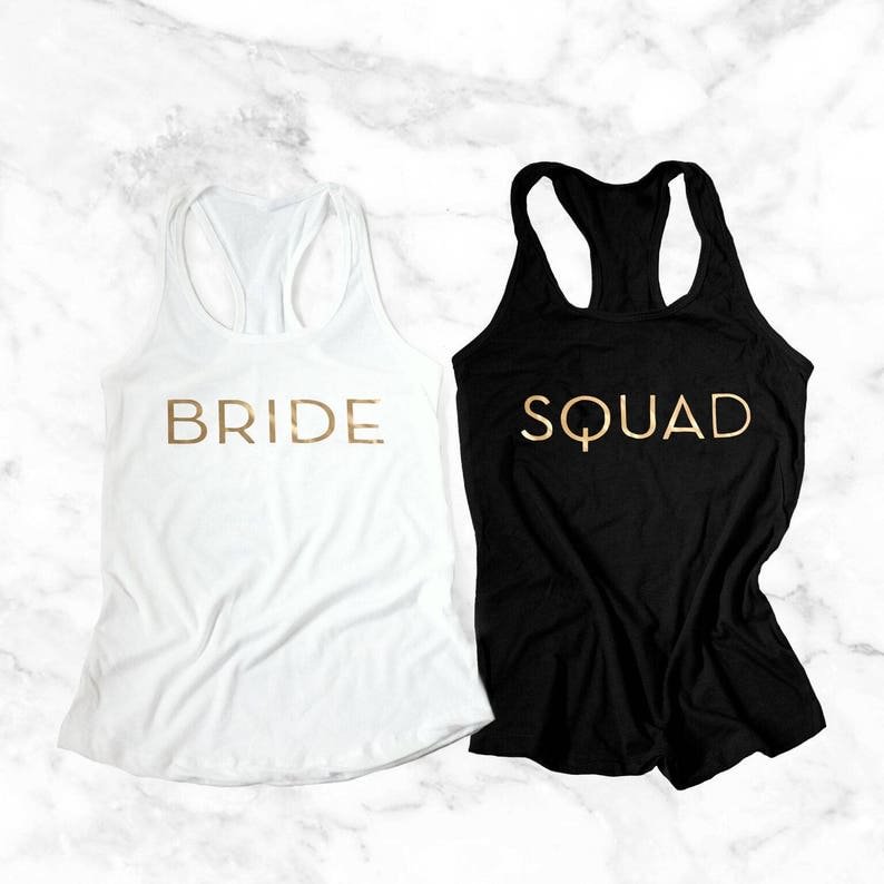 team bride outfits