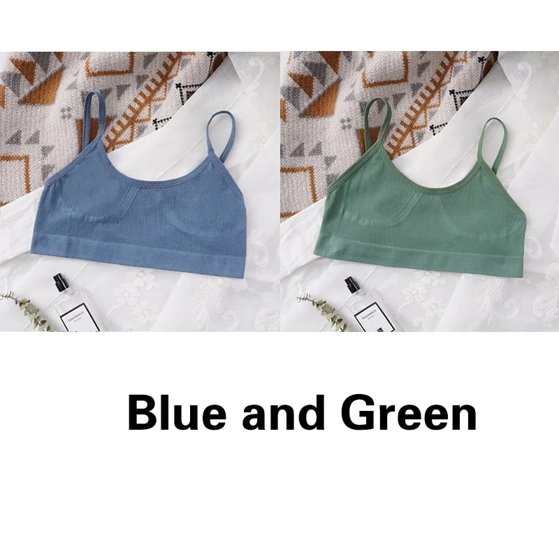 U-shaped Back Bra Tube Top Women Crop Top No Padded Wirefree Sexy Lingerie Bra Sports Fashion Street Women's Underwear Top