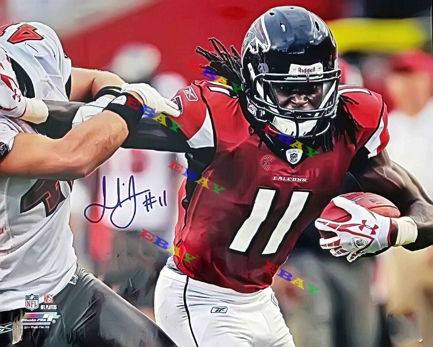 Julio Jones Atlanta Falcons 8x10 autographed Photo Poster painting Reprint