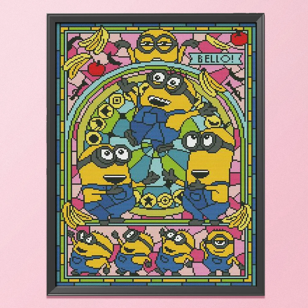 11ct Stamped Cross Stitch - Minions(30*40cm)