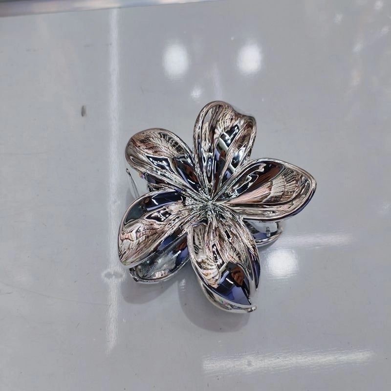 2 Pieces Women’s Sweet Flower Arylic Hair Claws