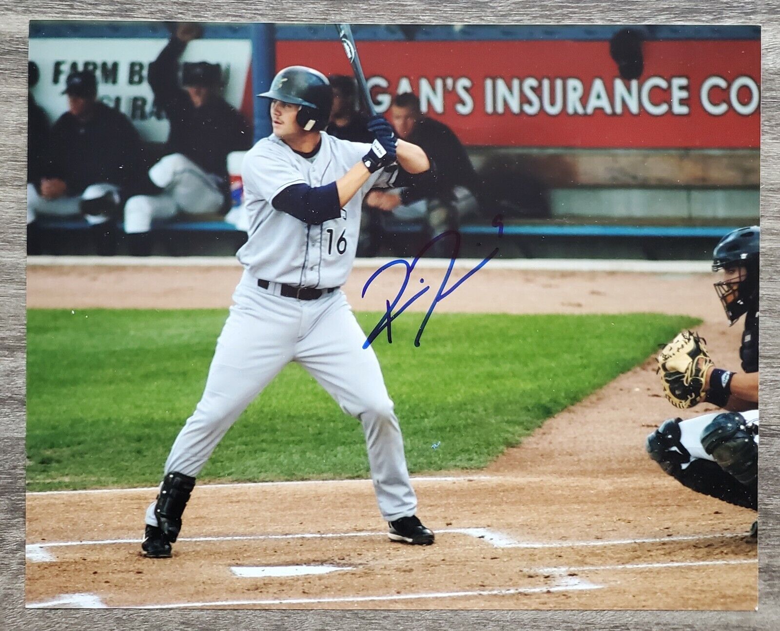 Rene Tosoni Signed 8x10 Photo Poster painting Minnesota Twins RAD