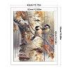 Bird - 18CT Stamped Cross Stitch - 40*50cm