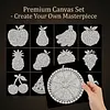 12Pcs DIY Pearl Painting Fruit for Home Wall Decor(15x15cm)