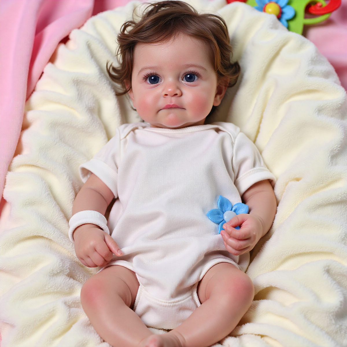 12 & 16 inches Reborn Full Silicone Body Realistic Baby Doll , Toddler ...