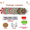 8pcs/set DIY Diamond Painting Art Coaster Kit with Holder (Christmas Daze)