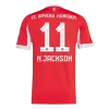 N.JACKSON #11 Bayern Munich Home Soccer Jersey 2025/26