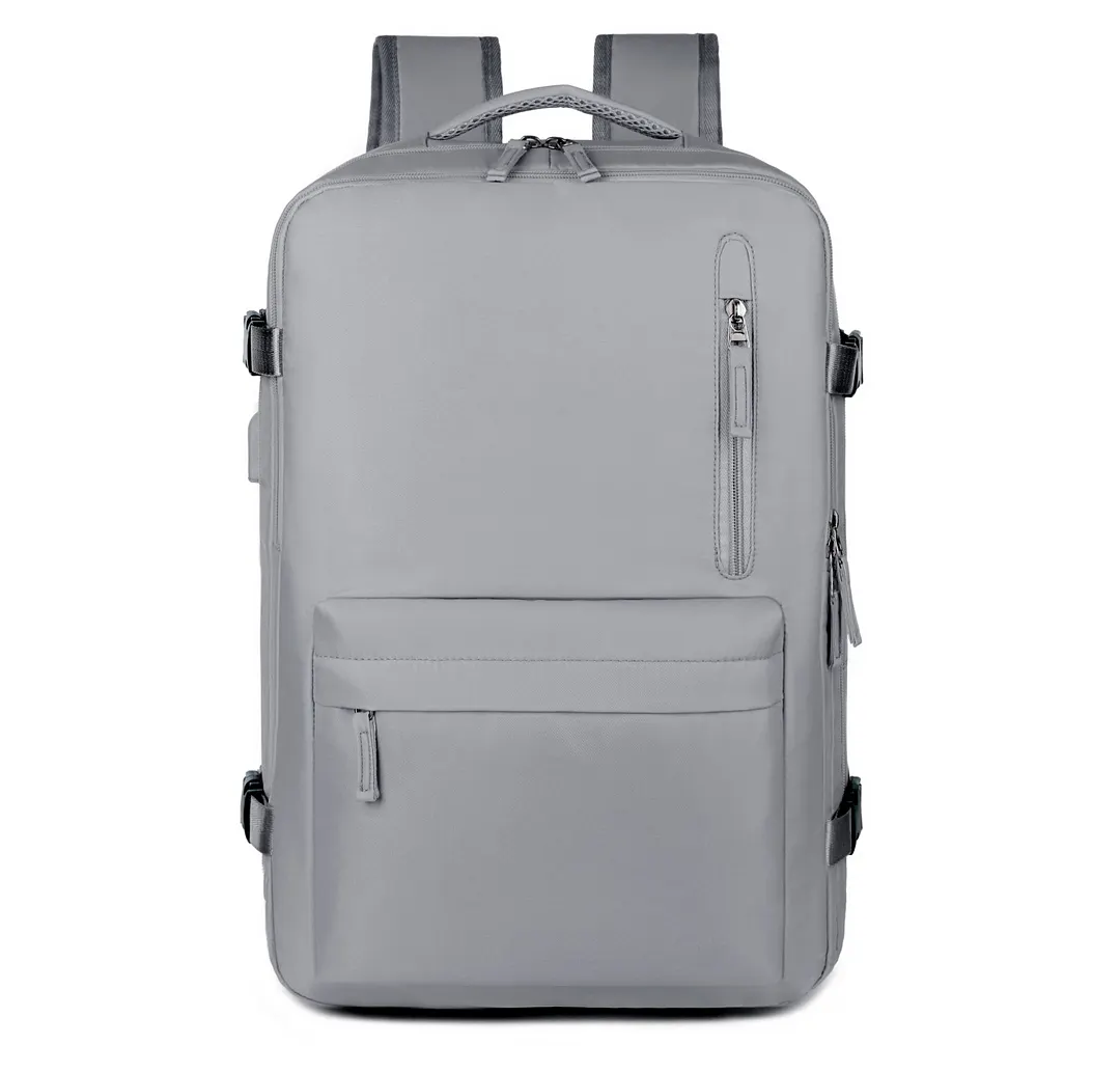 Women's Expandable Macaron Color Oxford Travel Backpack